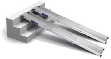 Perfolight Teleskoprampe 3-teilig 288 cm, 1 Paar